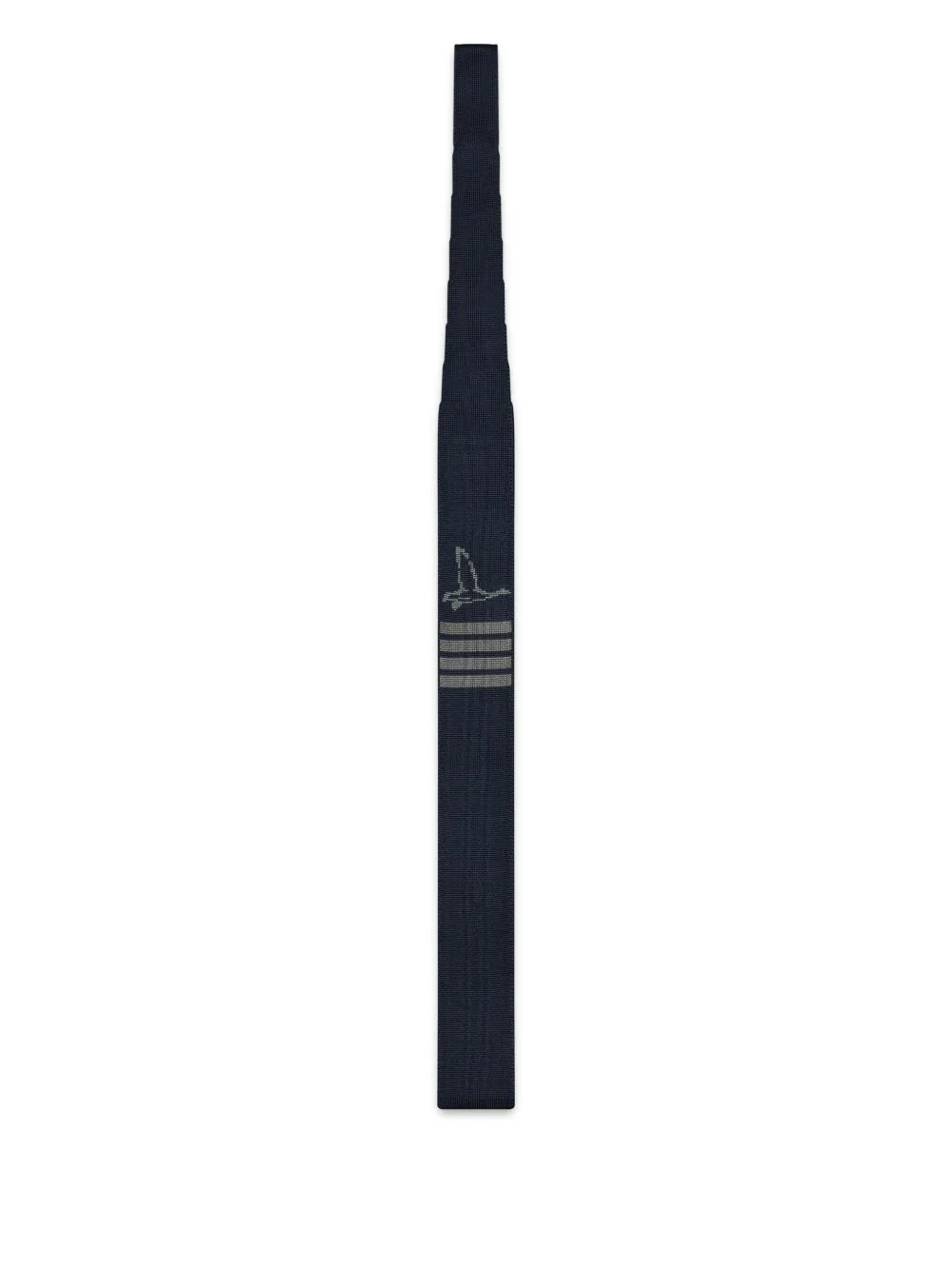 Thom Browne 4-Bar stropdas met jacquard Blauw