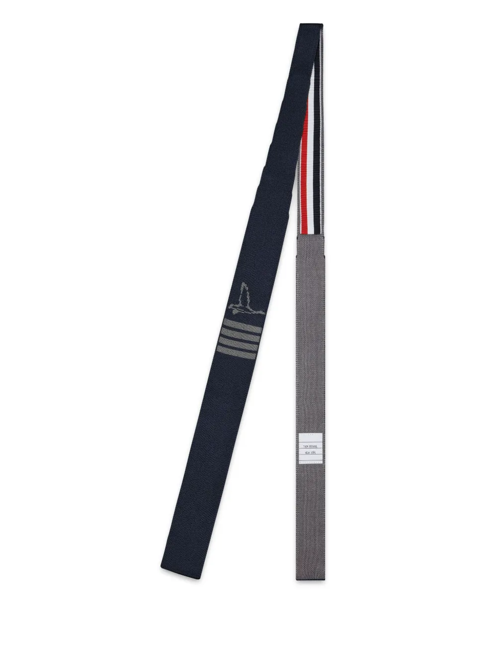 Thom Browne 4-Bar stropdas met jacquard Blauw