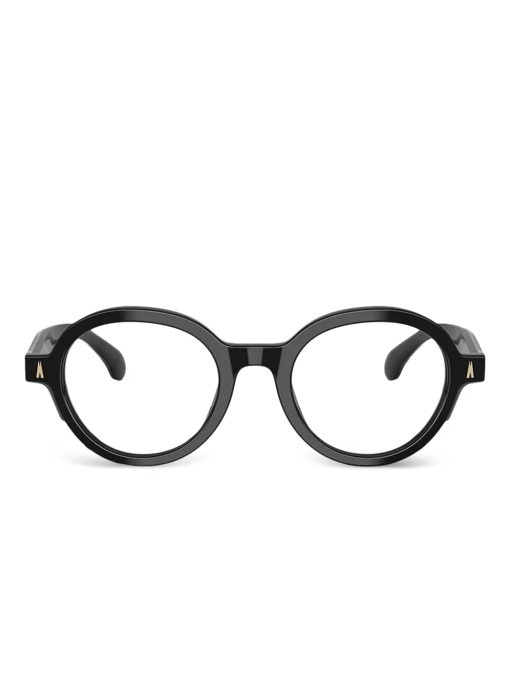 Moncler Eyewear round-frame glasses | Black | Image 1