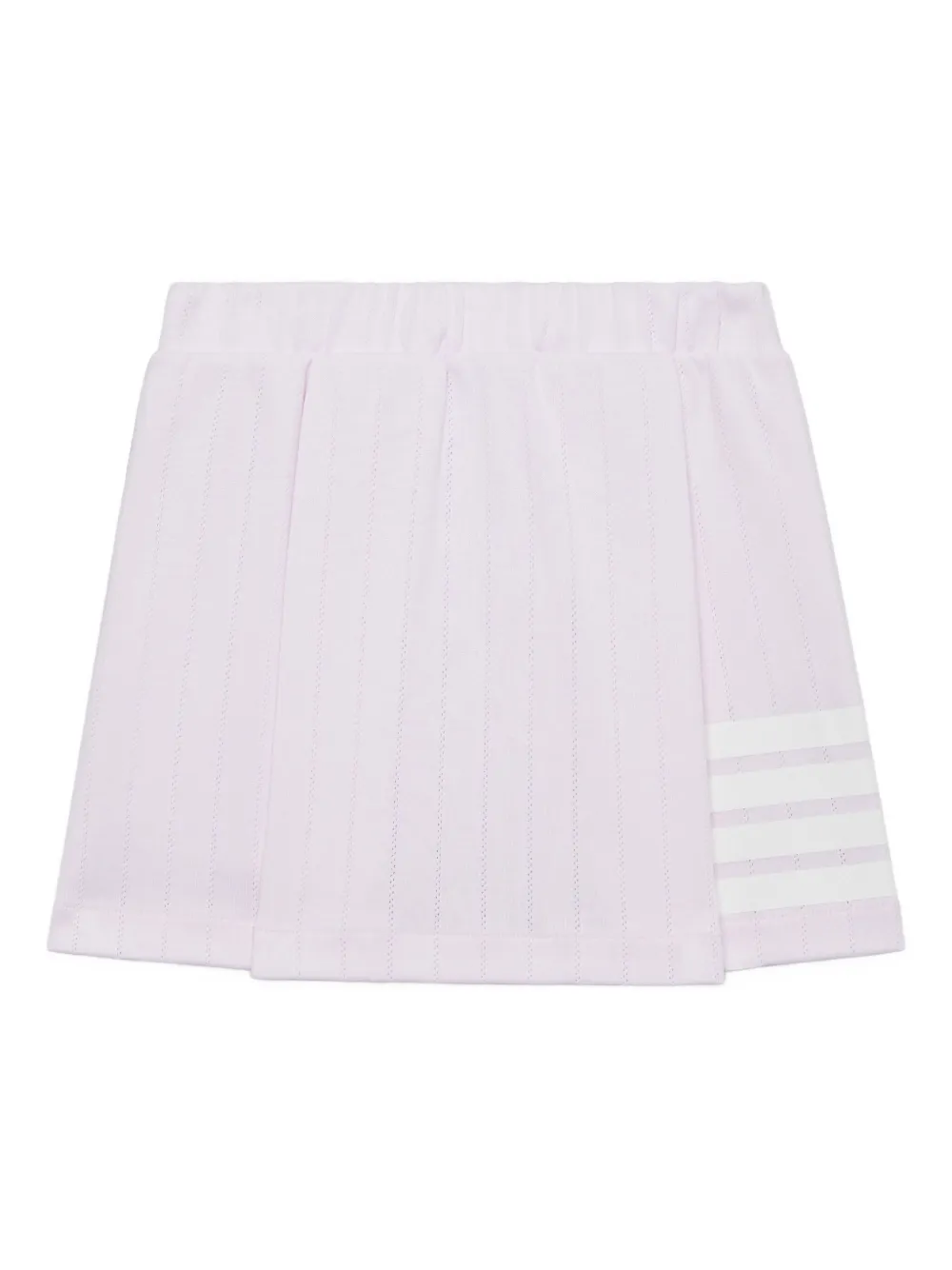 Thom Browne Kids Pointelle mini-plooirok Roze