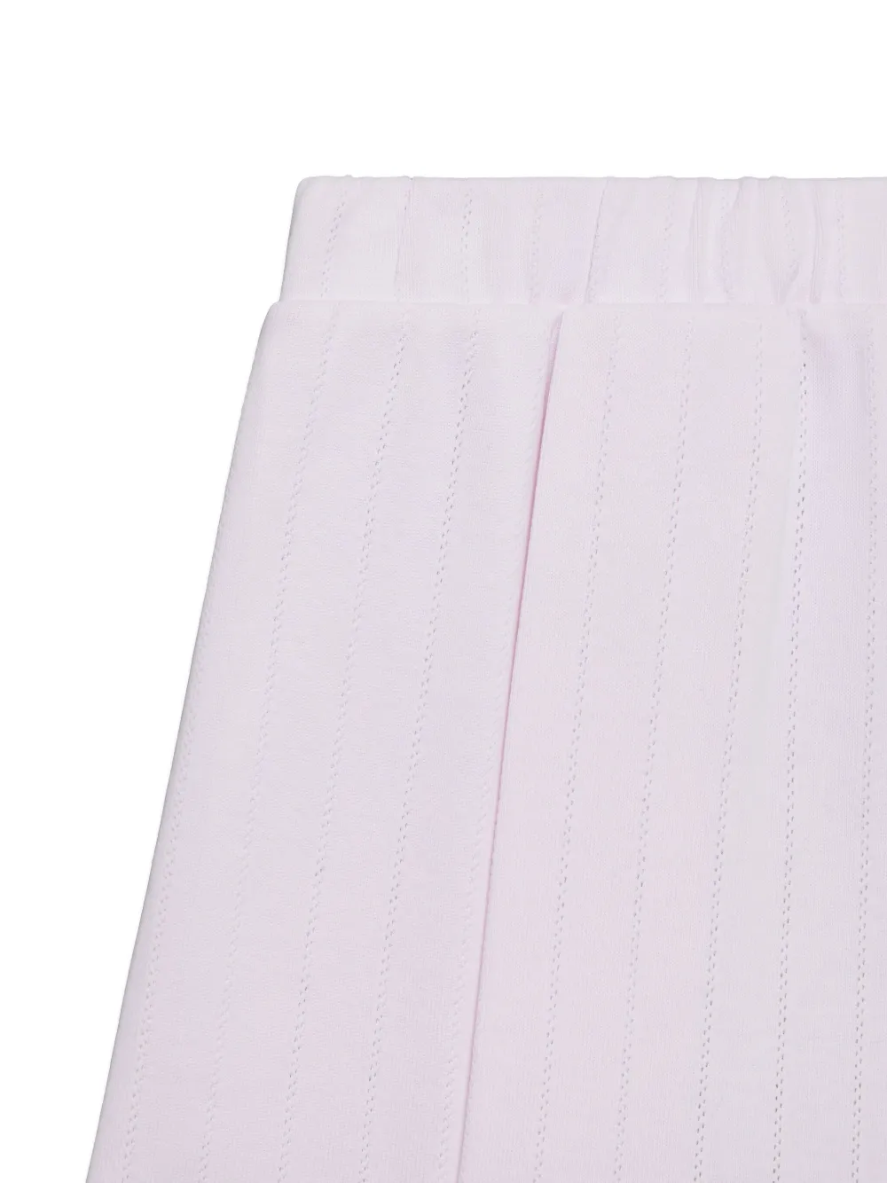 Thom Browne Kids Pointelle mini-plooirok Roze