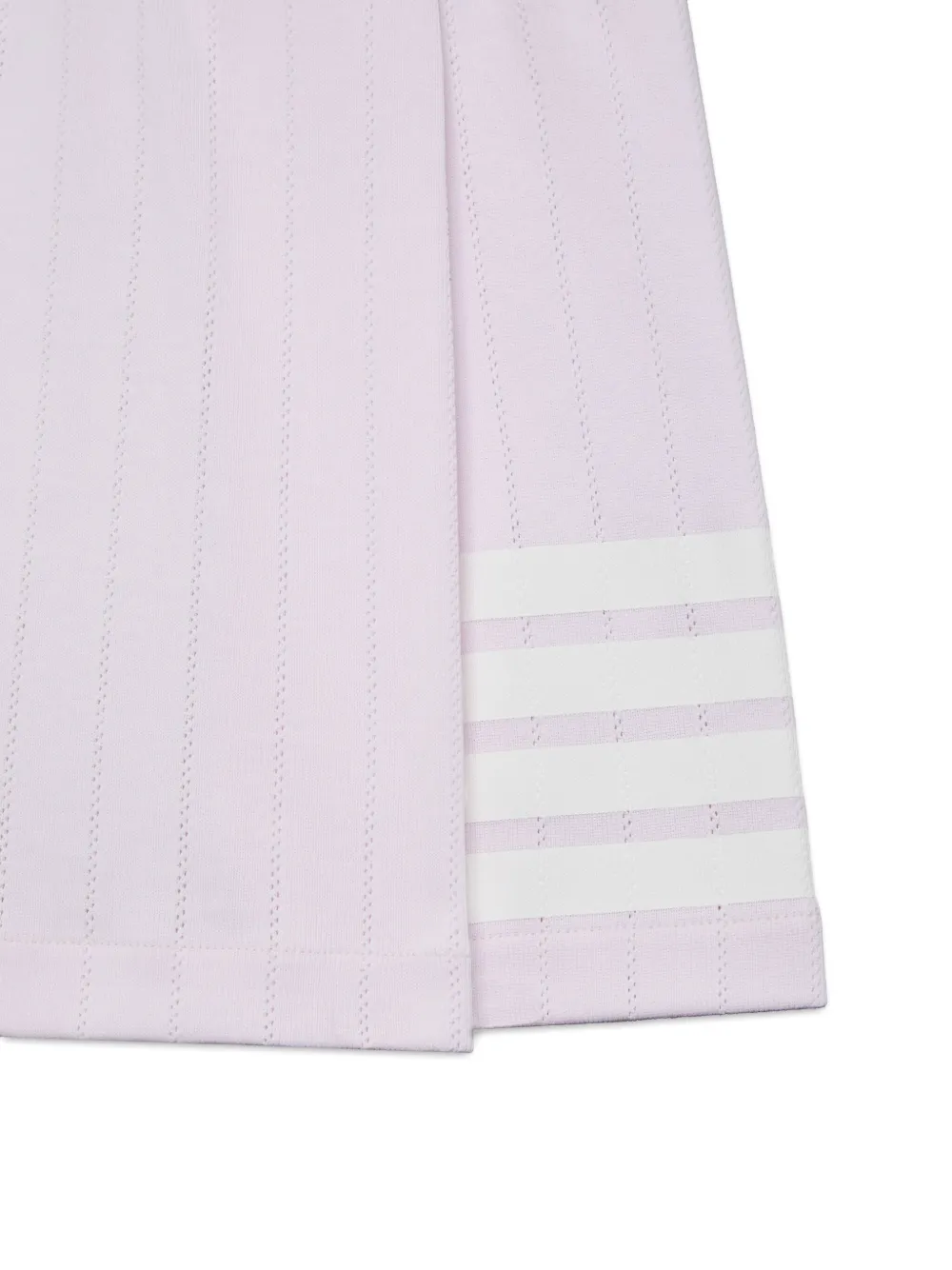 Thom Browne Kids Pointelle mini-plooirok Roze