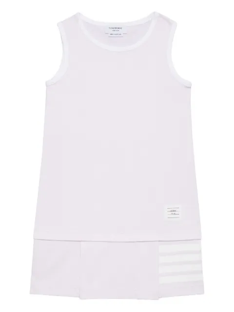 Thom Browne Kids 4-Bar stripes tank dress