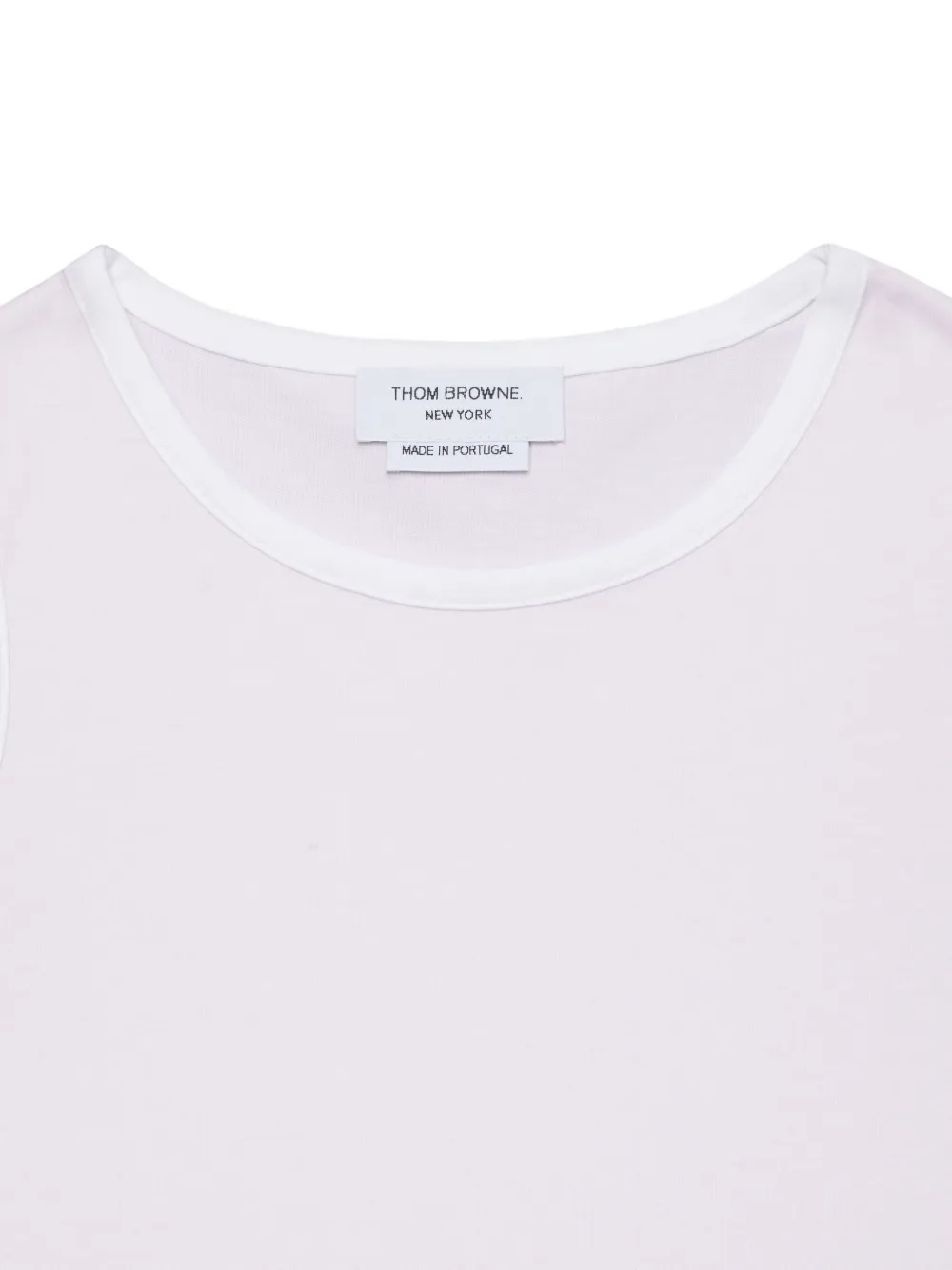 Thom Browne Kids 4-Bar gestreepte jurk Wit