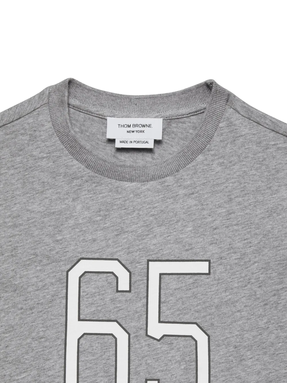 Thom Browne Kids T-shirt met print Grijs