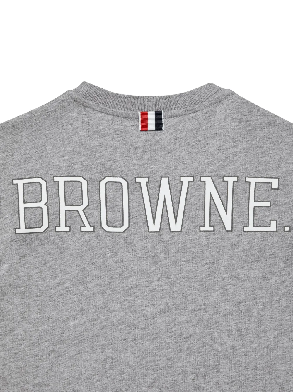 Thom Browne Kids T-shirt met print Grijs