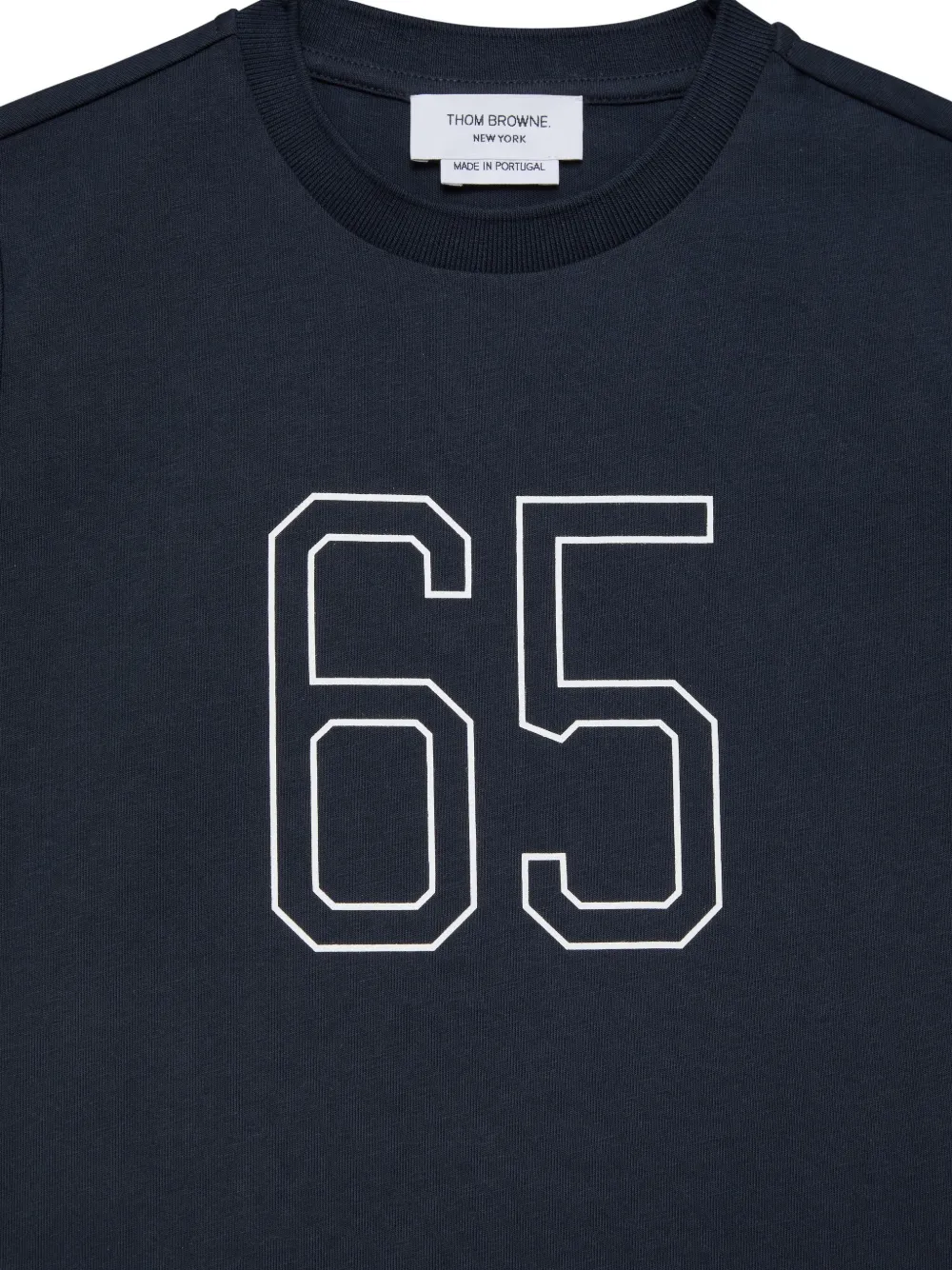 Thom Browne Kids Drie katoenen T-shirts met print Rood