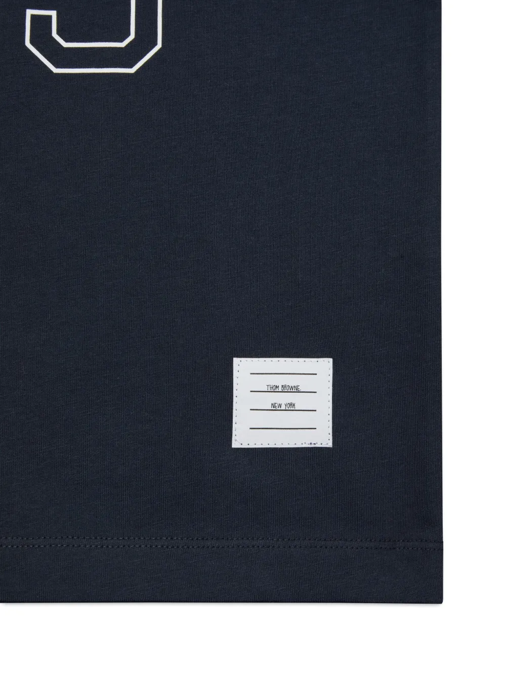 Thom Browne Kids Drie katoenen T-shirts met print Rood