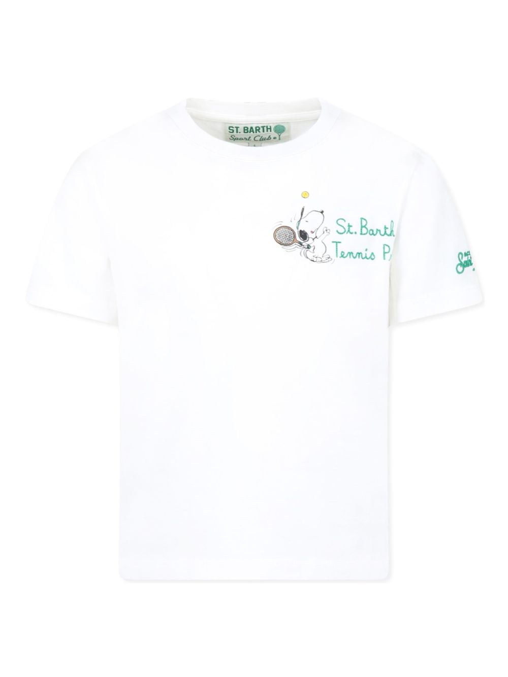 MC2 Saint Barth Kids x Peanuts T-shirt met print Wit