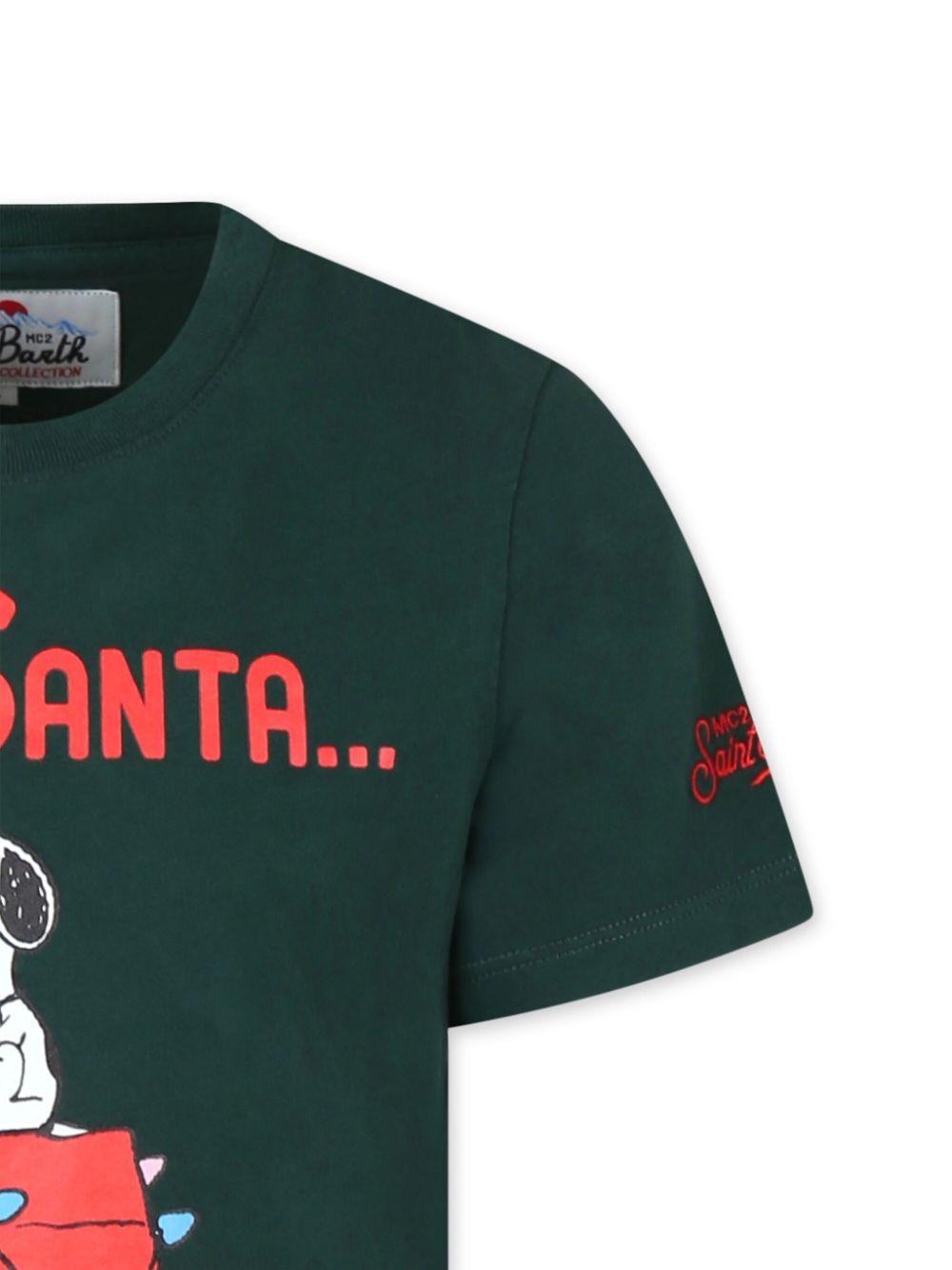 MC2 Saint Barth Kids x PEANUTS™ T-shirt met ronde hals Groen