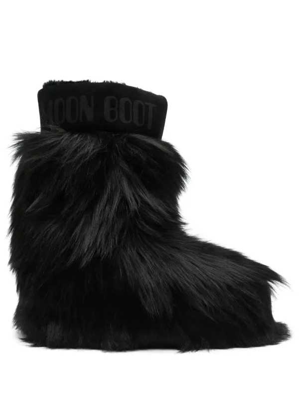 MOON BOOT アイコンイエティラウントトゥフツ 1409600 J001 Moon Boot Icon Yeti Boots | Neutrals | FARFETCH