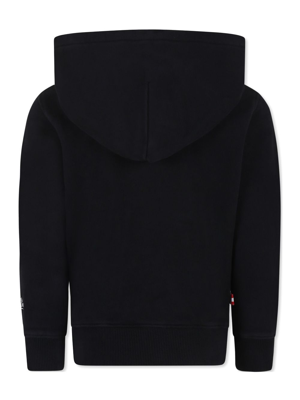 MC2 Saint Barth Kids embroidered hoodie - Zwart