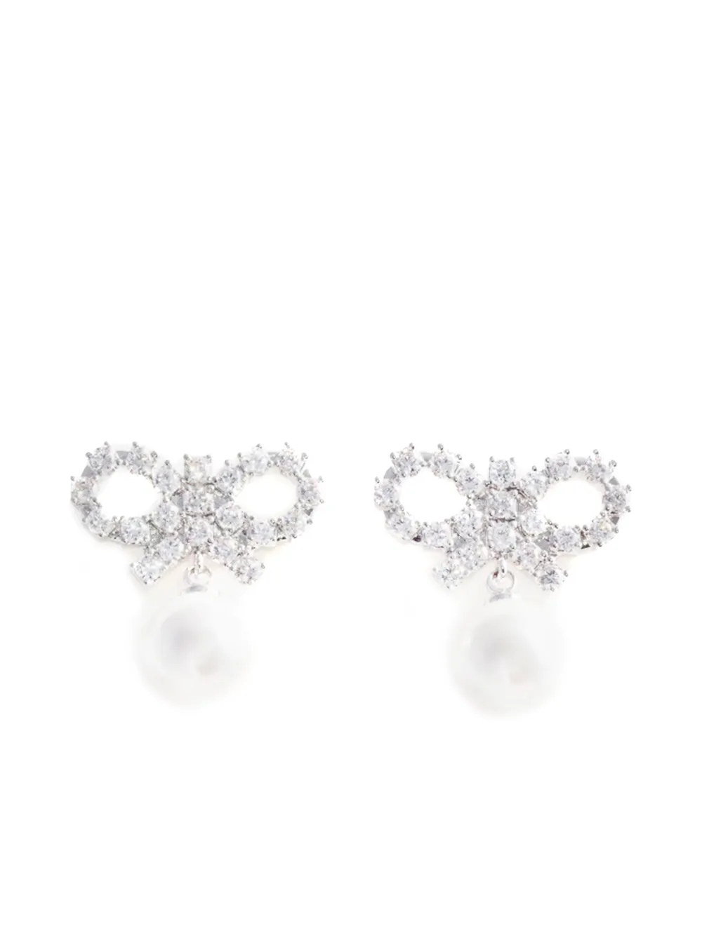 Self-Portrait Silver Earrings