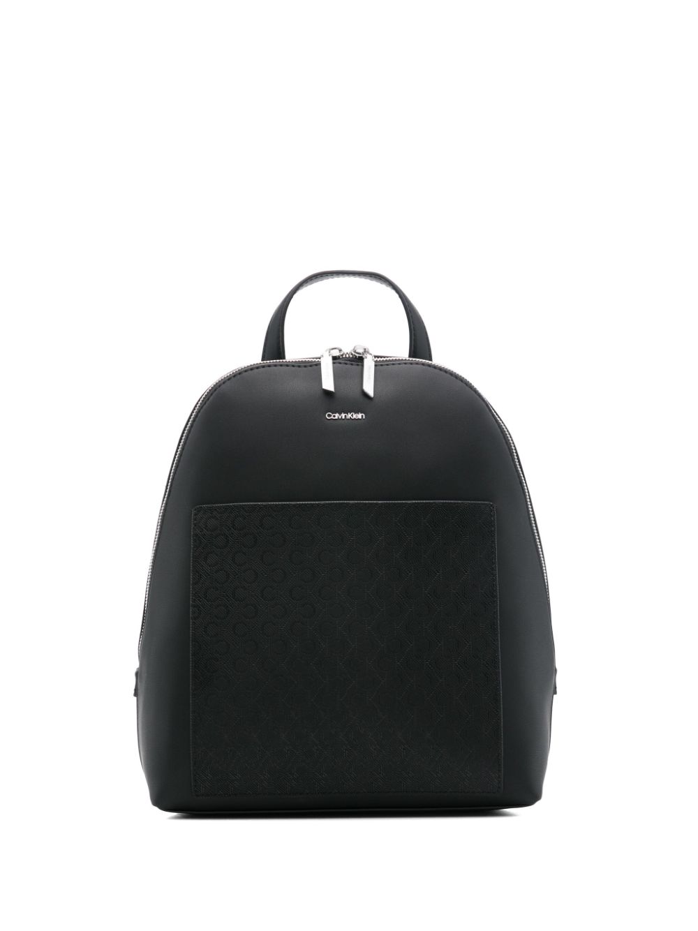 Calvin Klein logo-lettering backpack - Black