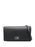 Calvin Klein logo-plaque cross body bag - Black
