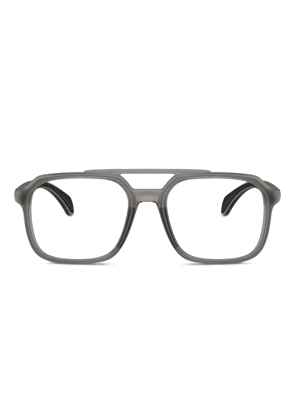 Moncler Eyewear double-bridge square-frame glasses | Grey | Image 1