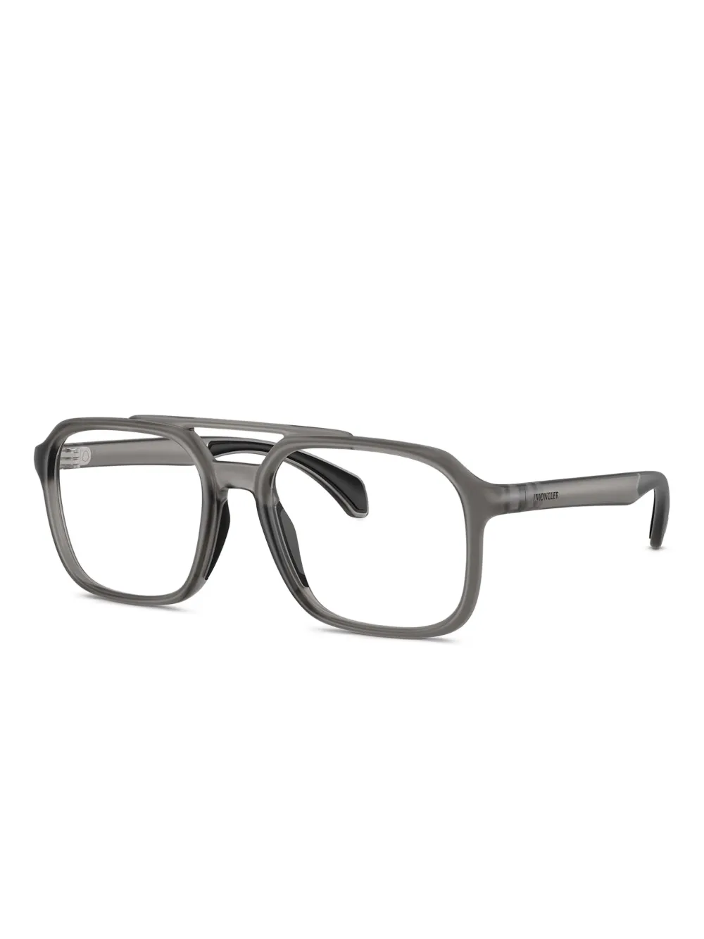 Moncler Eyewear double-bridge square-frame glasses | Men | Image 2