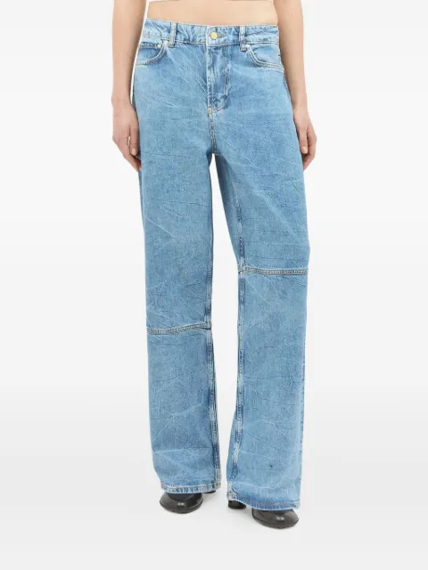 GANNI wide-leg jeans