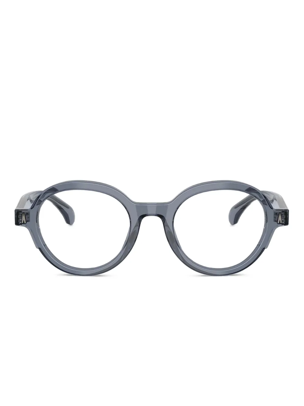 Moncler Eyewear lunettes de vue à monture ronde - Bleu