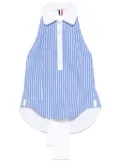 Thom Browne pinstriped halter top - Blue