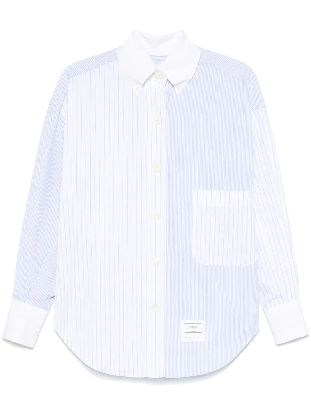 Thom Browne ストライプ シャツ - ブルー Thom Browne ストライプ シャツ - ブルー
