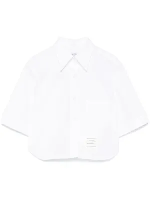 SHUSHU/TONG ロゴ シャツ | ホワイト | FARFETCH JP