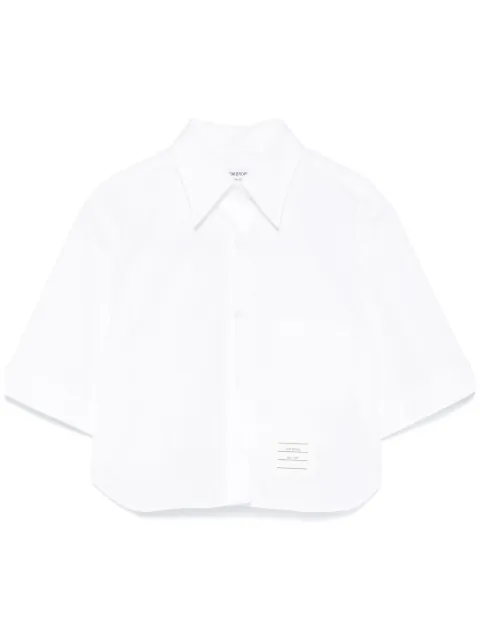 Thom Browne camisa corta de popelina