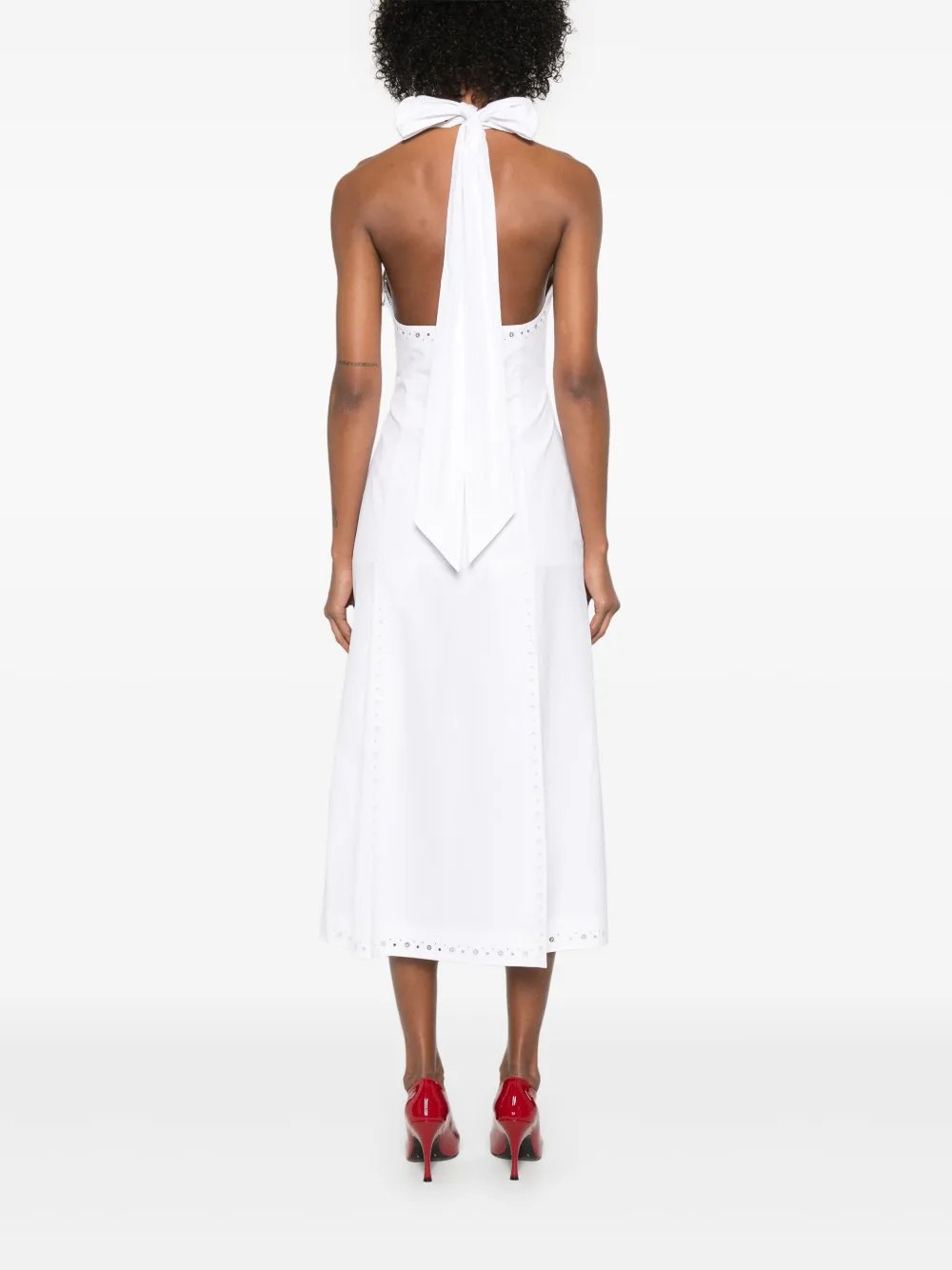 Thom Browne Broderie-anglaise Midi Dress