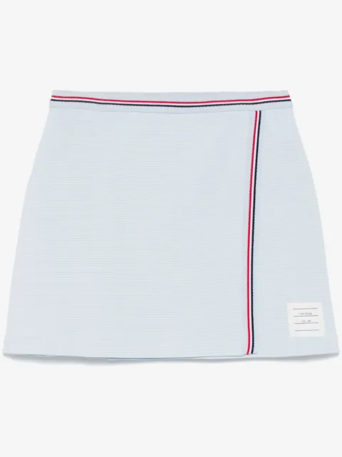 Thom Browne falda corta de algodón