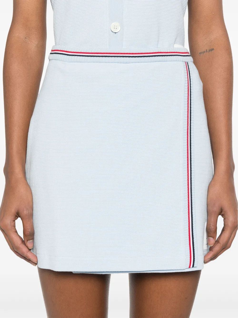 Thom Browne Katoenen mini-rok Blauw