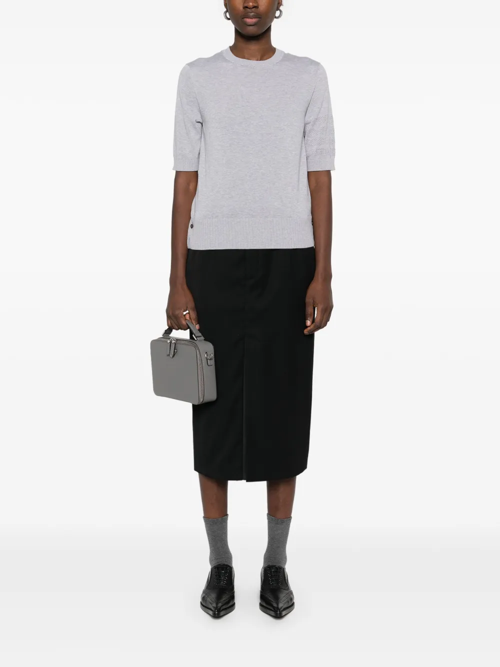 Thom Browne 4-Bar pointelle T-skirt | T-Shirts & Jersey Shirts | Image 2
