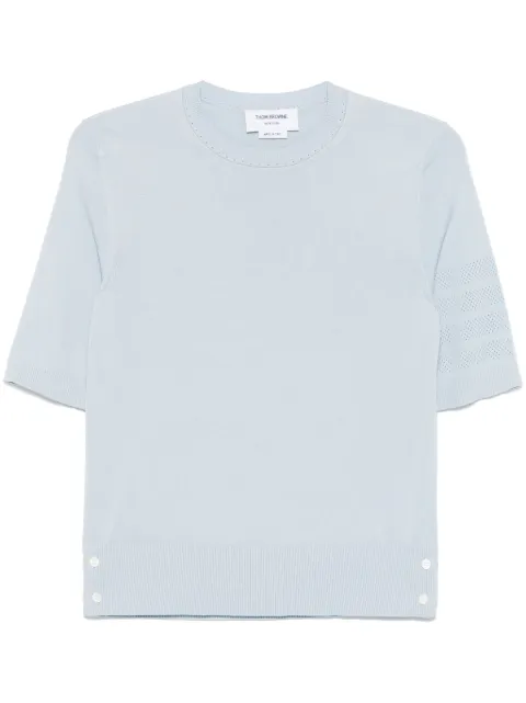 Thom Browne 4-Bar pointelle T-shirt