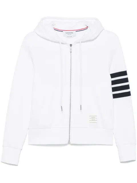 Thom Browne 4-Bar zip-up hoodie