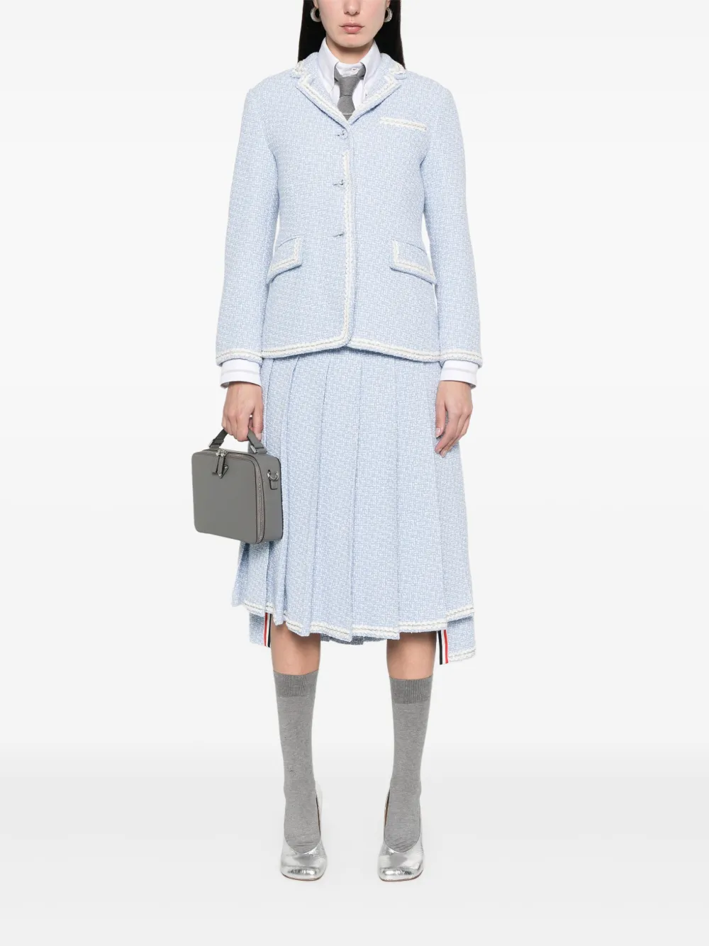 Thom Browne solid tweed blazer | Blazers | Image 2