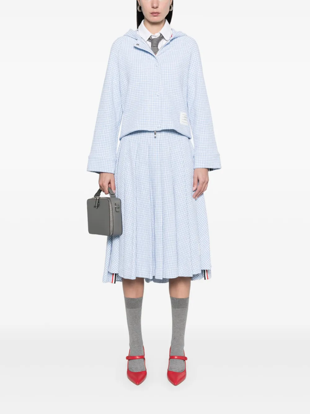 Thom Browne gingham tweed jacket | Bomber Jackets | Image 2