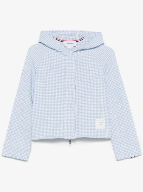 Thom Browne gingham tweed jacket