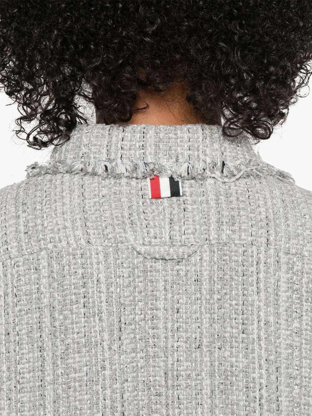 Thom Browne Shirt Cotton Blend Frayed Edges