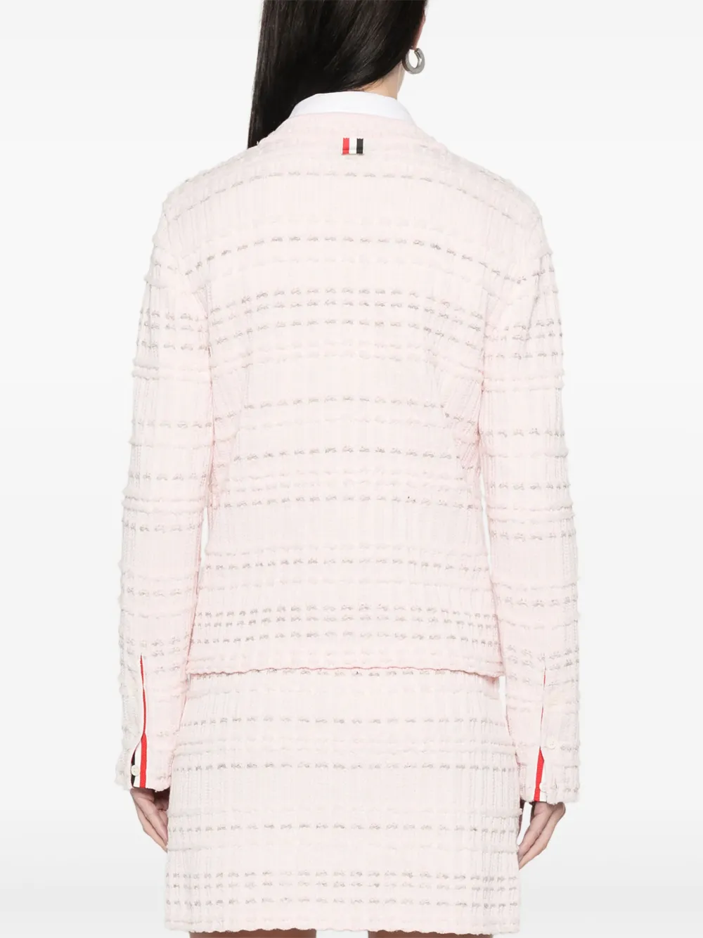 Thom Browne Seersucker katoenen vest Roze