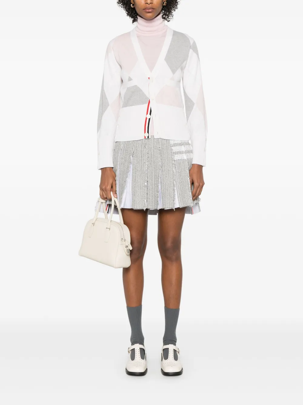Thom Browne argyle-intarsia cashmere jumper | Cardigans | Image 2