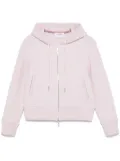 Thom Browne zip-up wool hoodie - Pink