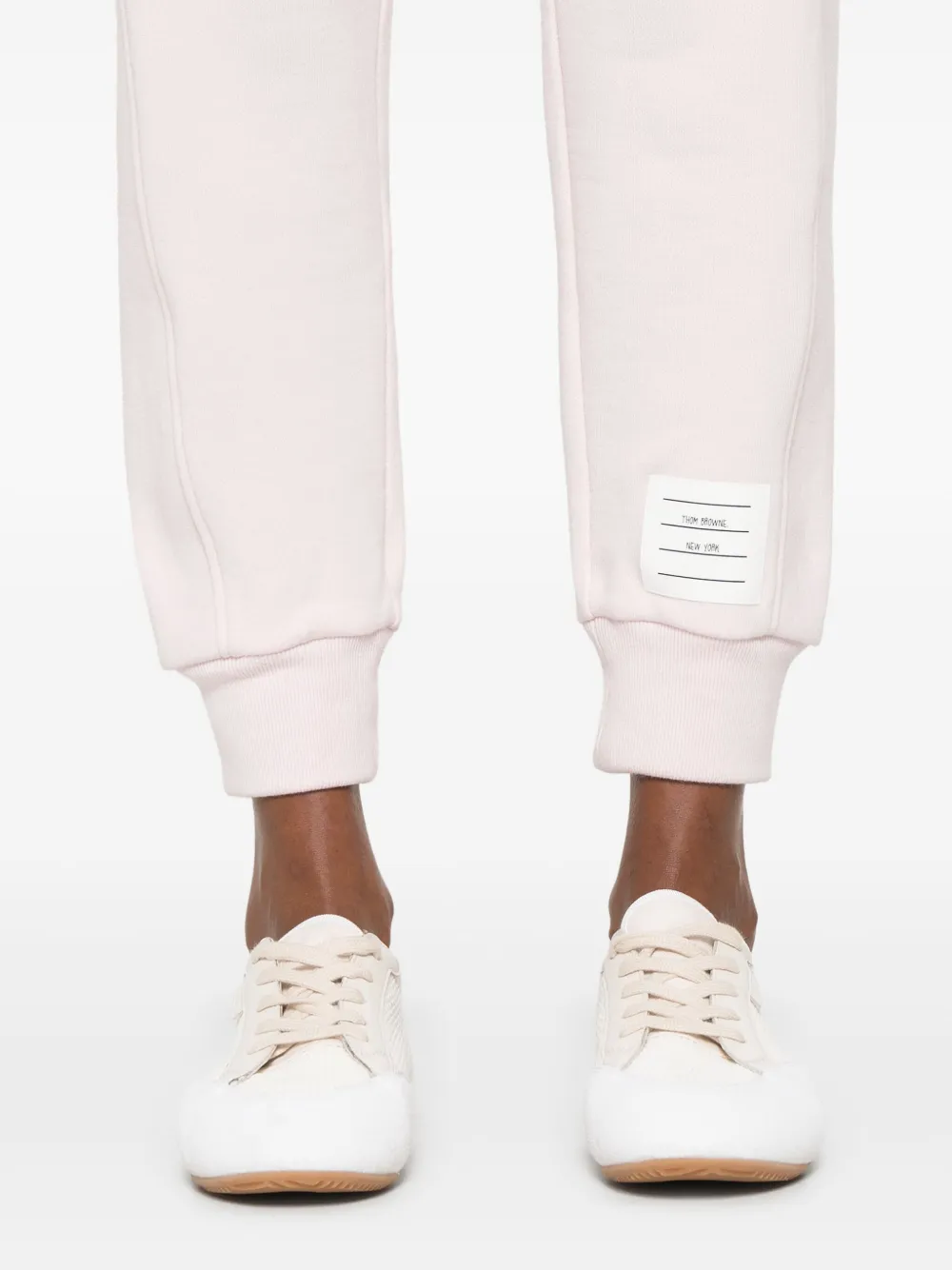 Thom Browne 4-Bar jersey trainingsbroek Roze