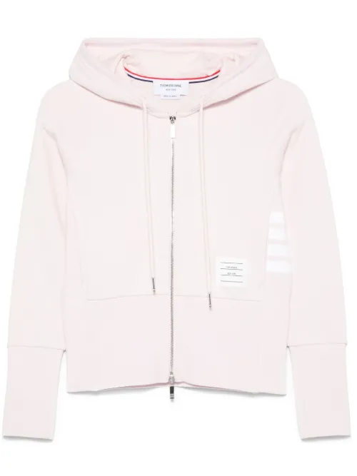 Hoodie à détail rayé 4 bandes signature - Thom Browne - Modalova