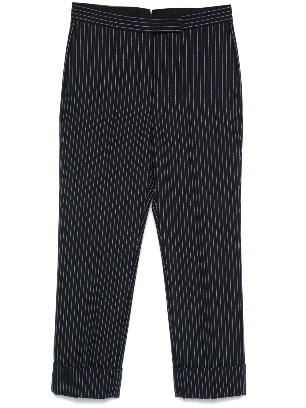 Thom Browne Broek met krijtstreep Blauw