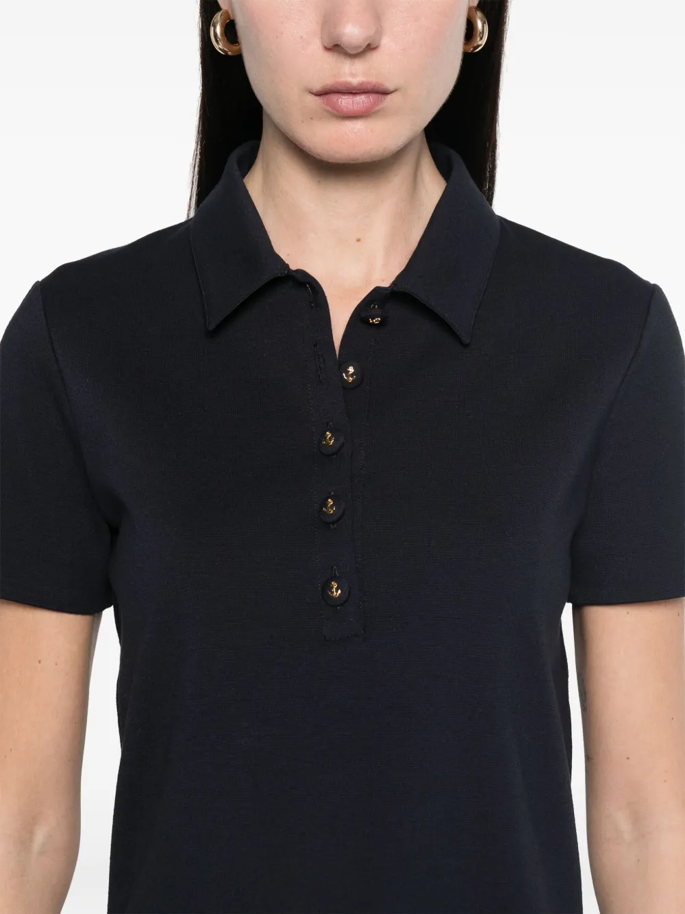 Thom Browne Poloshirt met korte mouwen Blauw