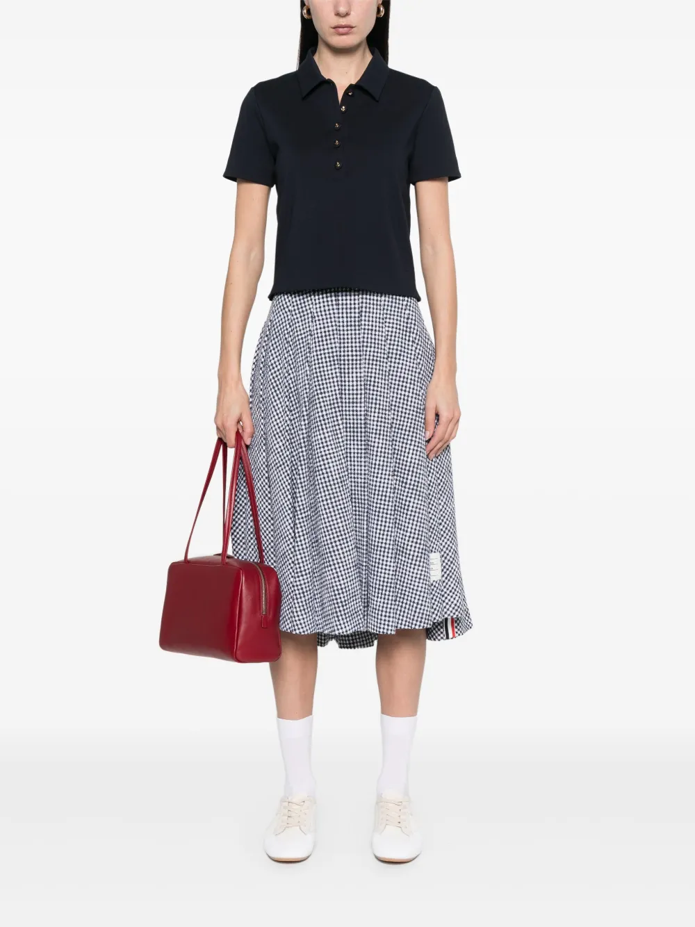 Thom Browne Poloshirt met korte mouwen - Blauw