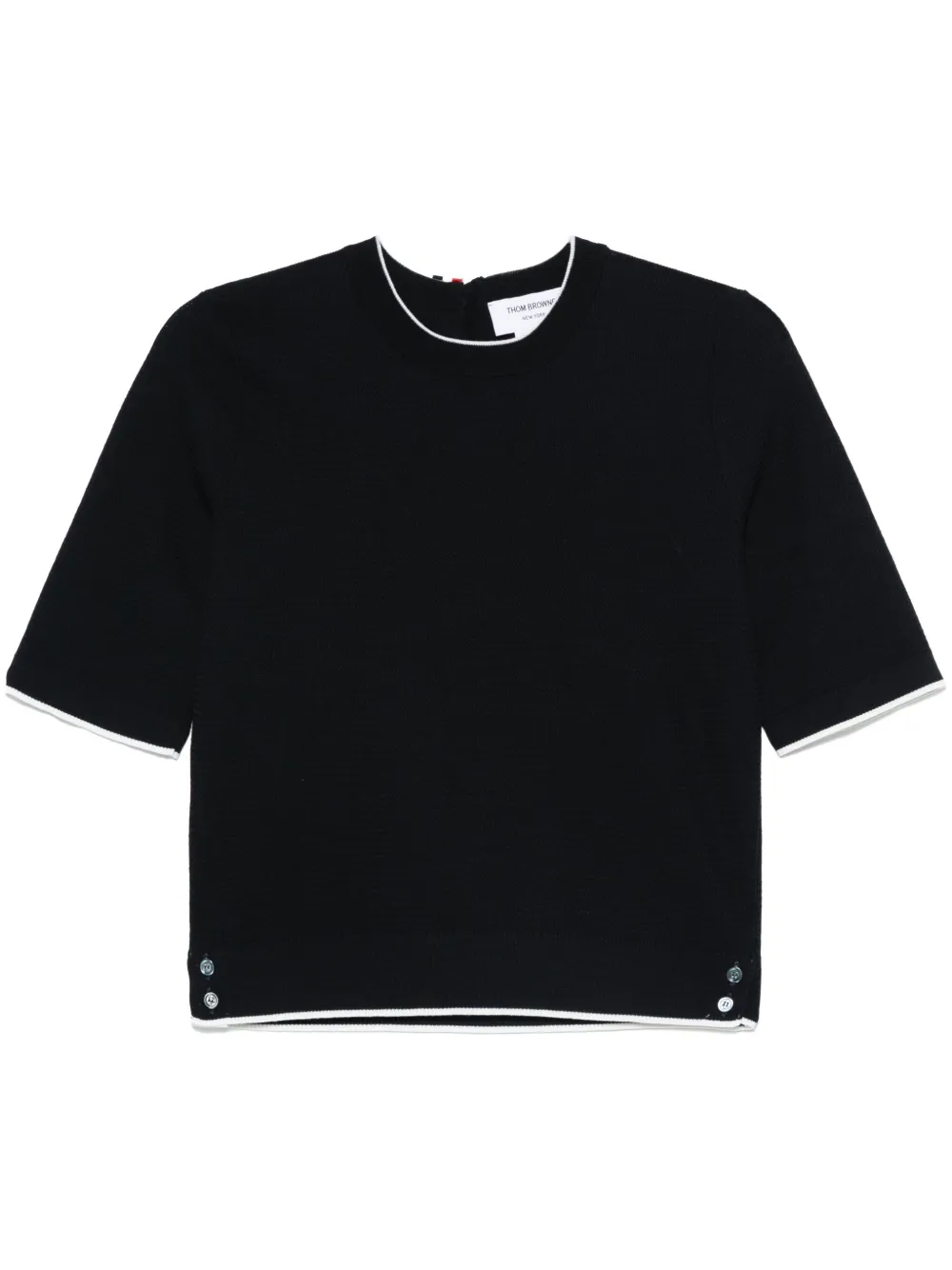 Thom Browne playera texturizada | azul | Image 1