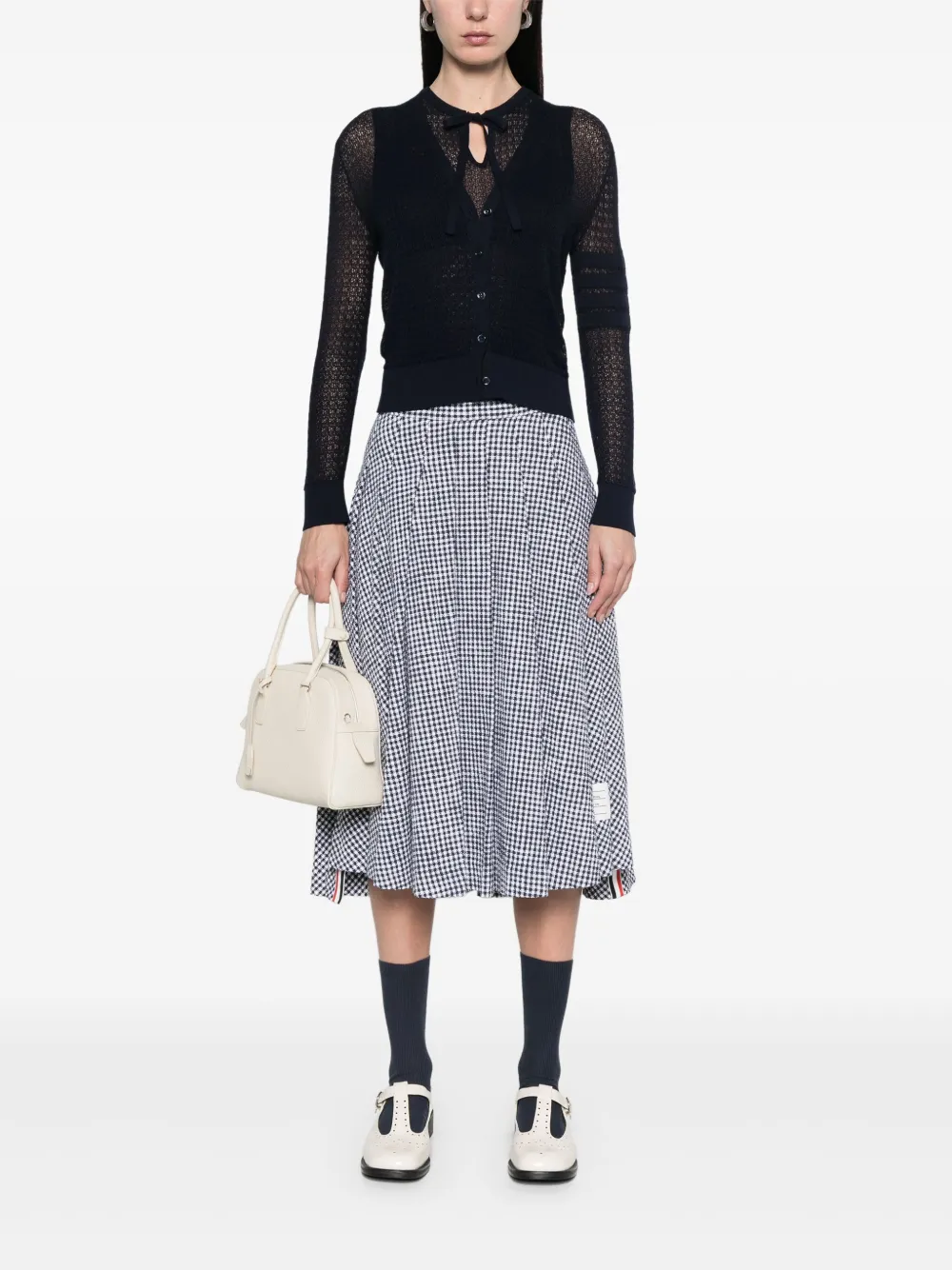 Thom Browne Vest met V-hals Blauw