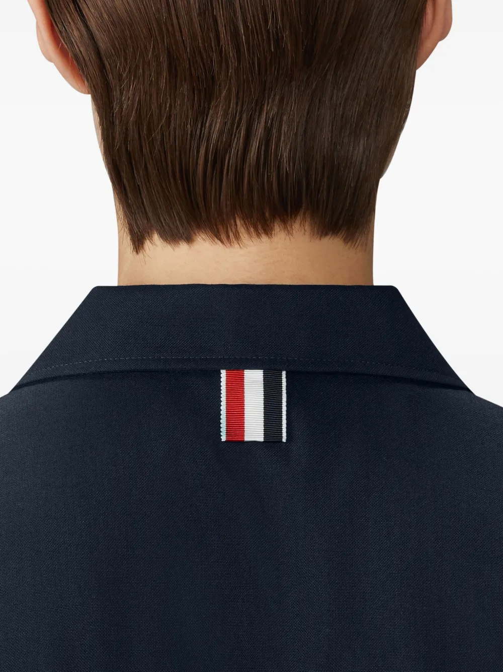 Thom Browne Geplooide jurk Blauw