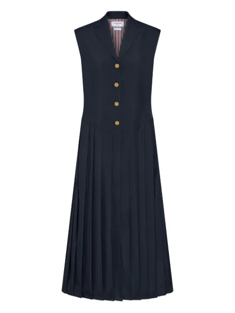 Thom Browne sleeveless pleated dress
