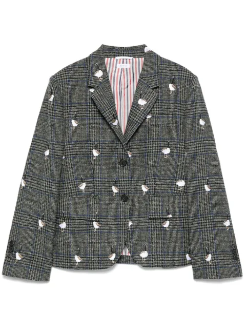 Thom Browne Prince of Wales Hunting tweed blazer